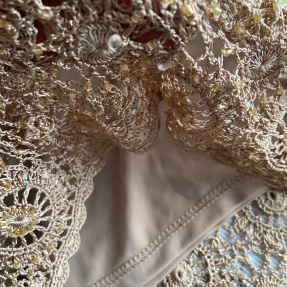 Beaded/crochet tank - Picture 6 of 7